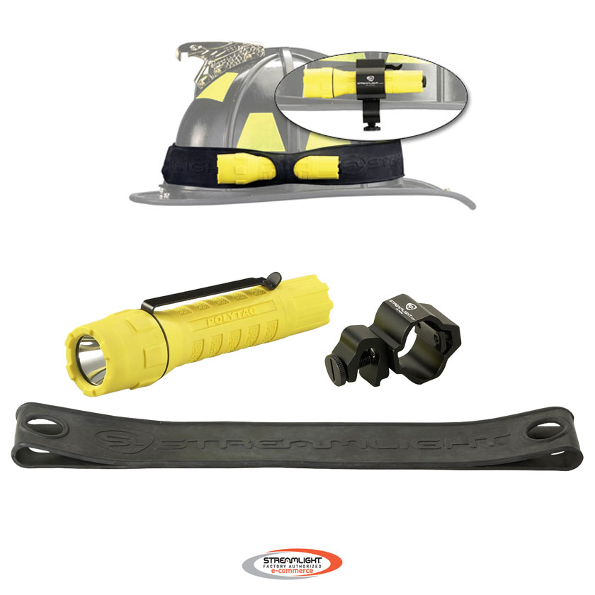 StreamLight Polytac Helmet Mount Light Kit | Industrial Safety, Inc.