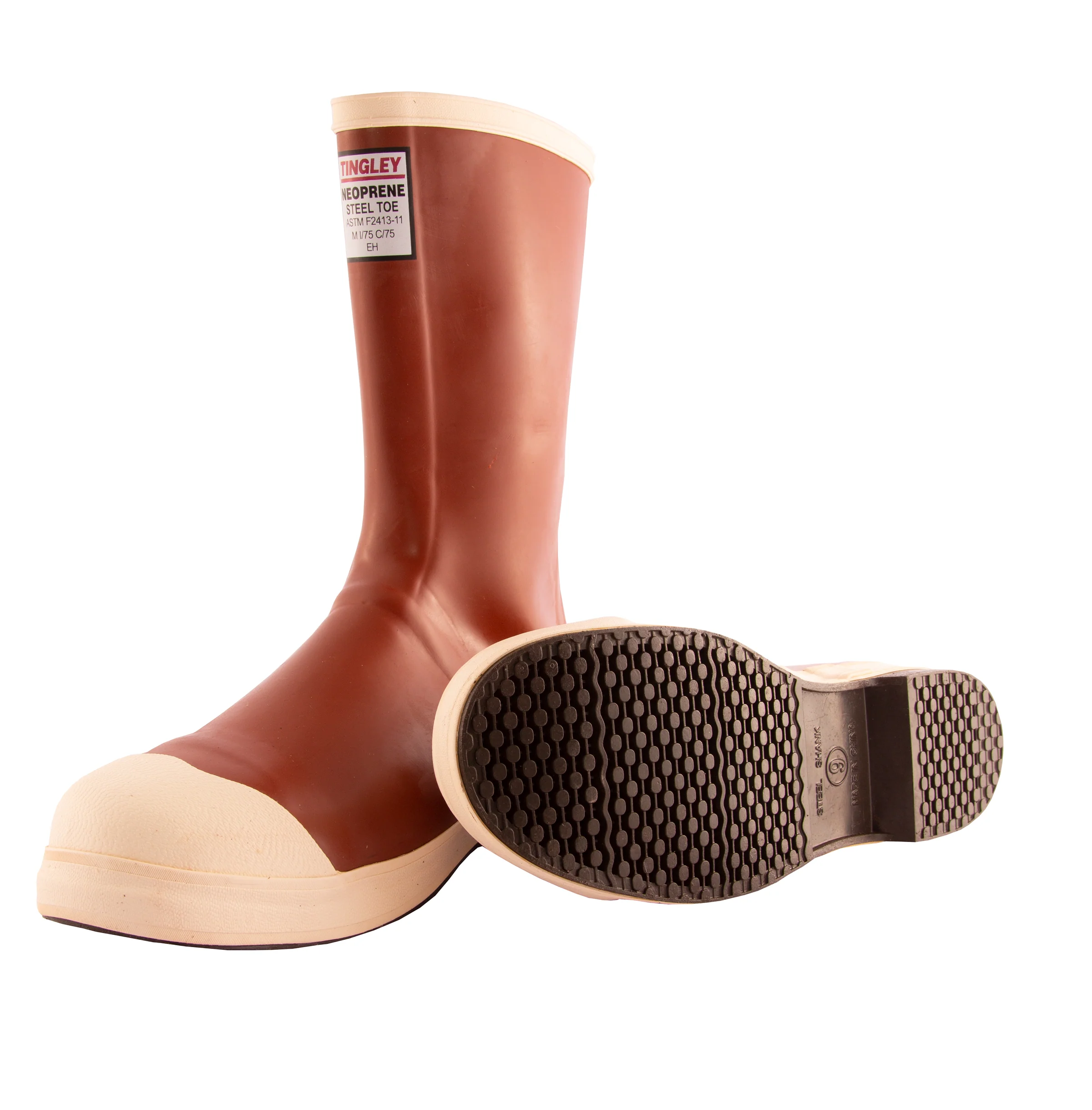 Tingley Insulated Thermo-Ply Neoprene Boots Mens 10 ML580R NOS Amazon.com: Tingley Pylon MB924B Neoprene Steel Toe Boot, 12  main image 2